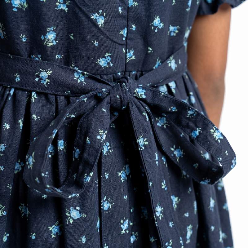 Blue Blossom Smocked Dress - Image 5