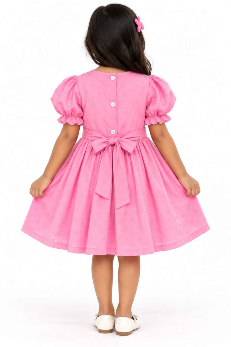 Pink Blossom - Hand-Smoked Dress - Image 2